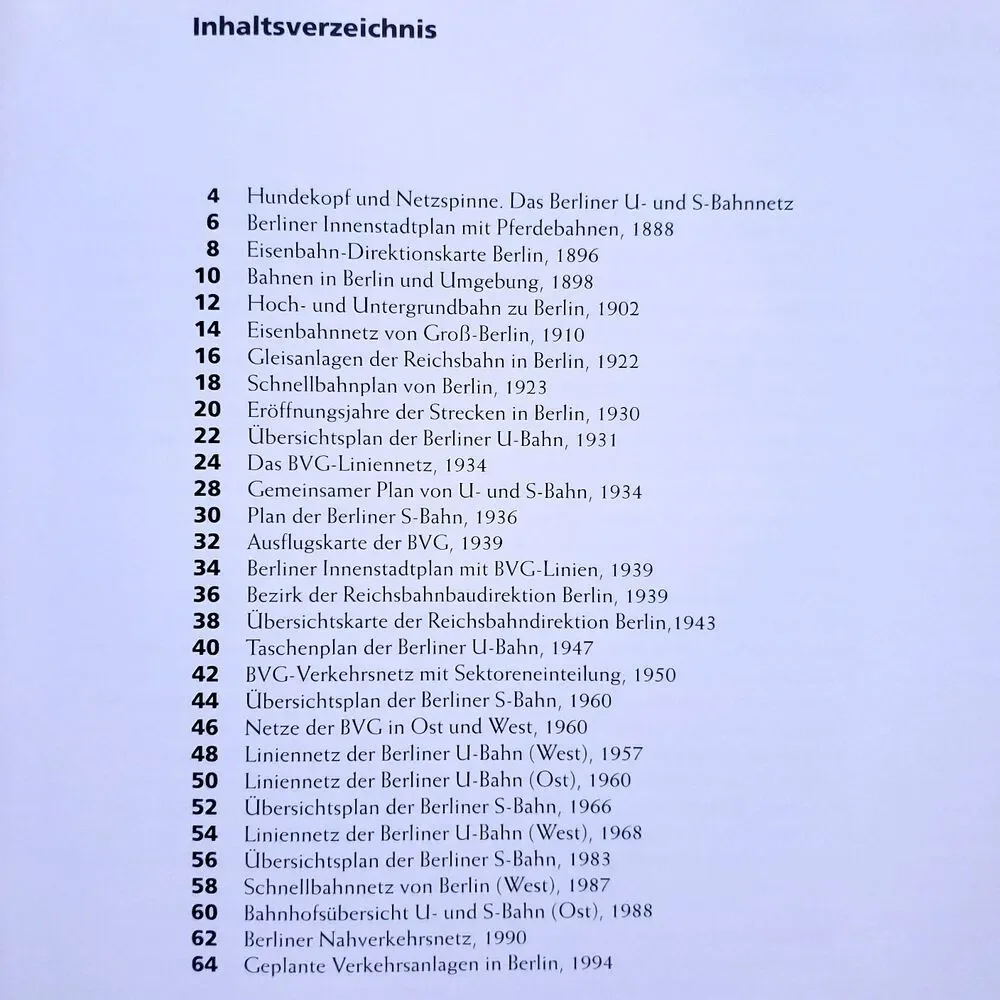 Das Berliner U- und S-Bahnnetz by Alfred Gottwaldt German Rapid Transit History